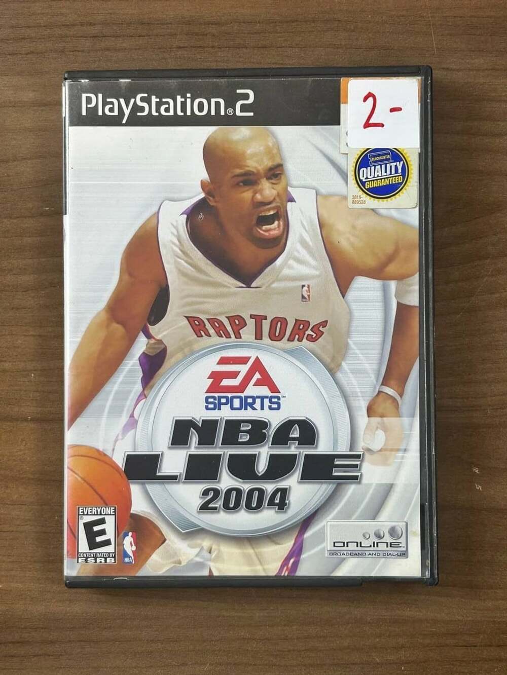 NBA Live 2004 Sony PlayStation 2 PS2 Game Disc & Case EA Sports